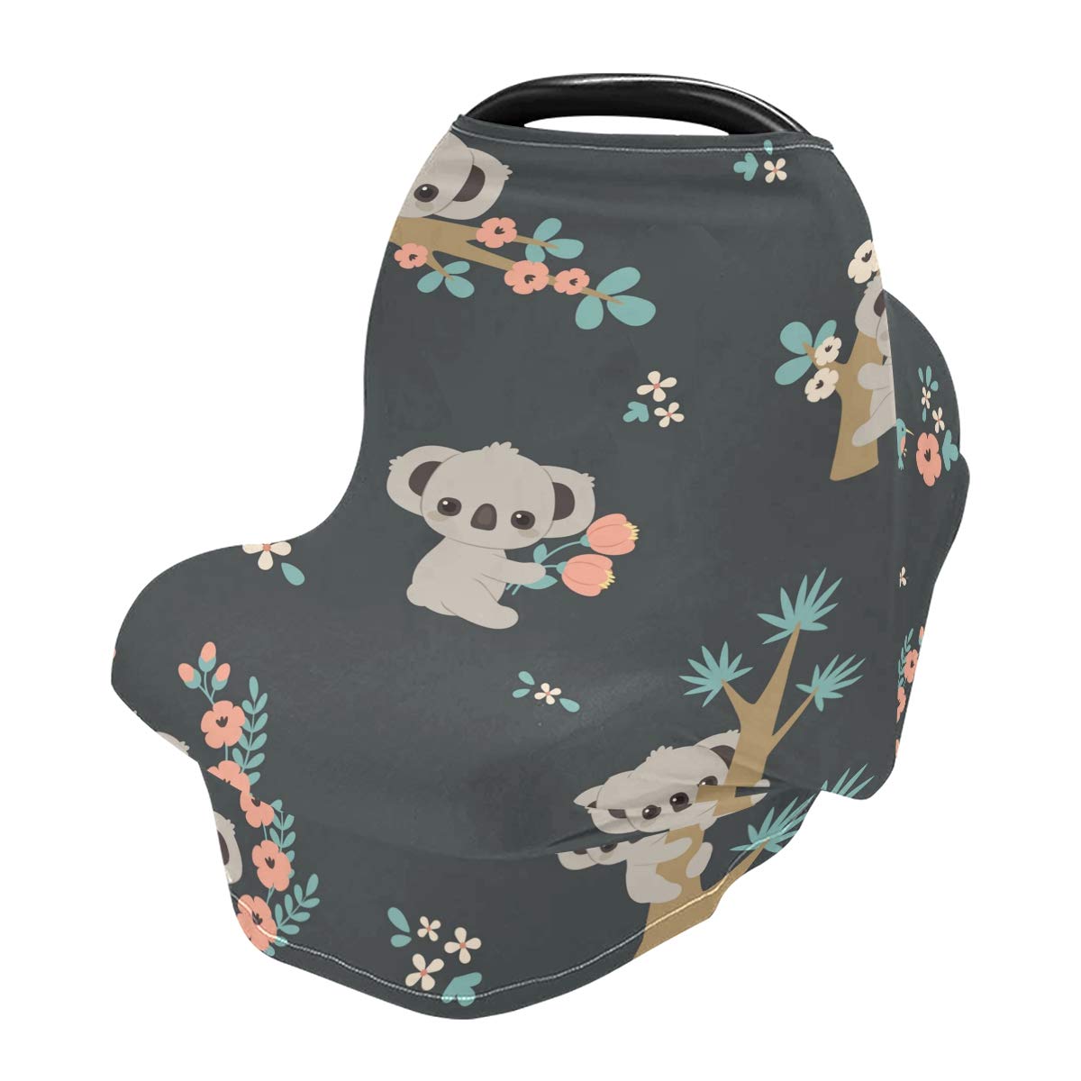SUABO Koala nursing cover with soft fabric for gentle feeding.