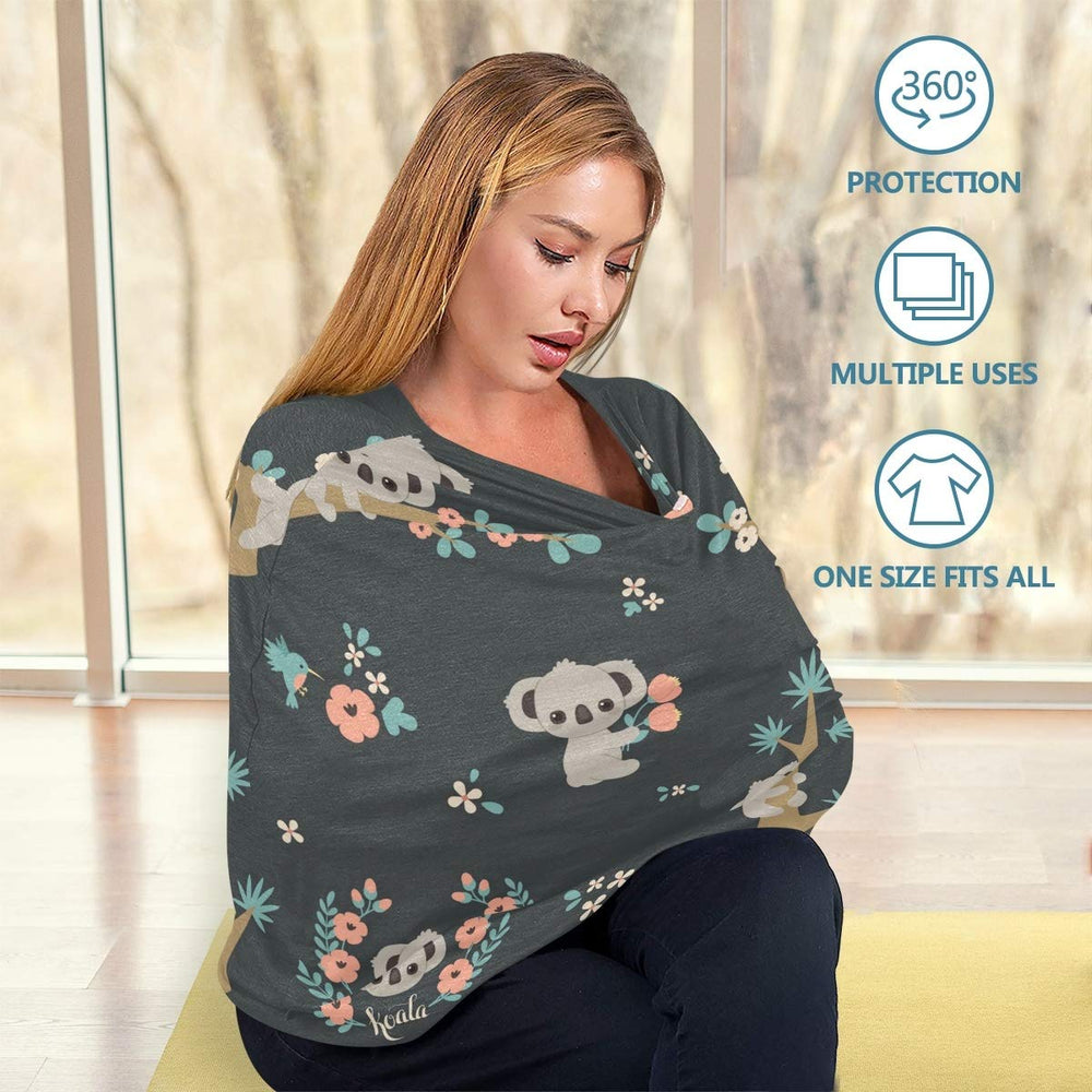 SUABO Koala shield protecting baby from sun and wind.
