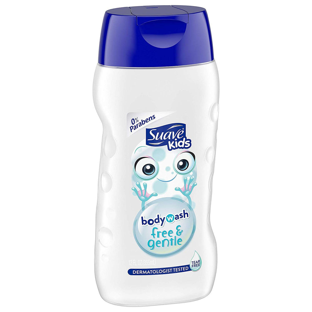 Pack of three Suave Kids bottles on shelf