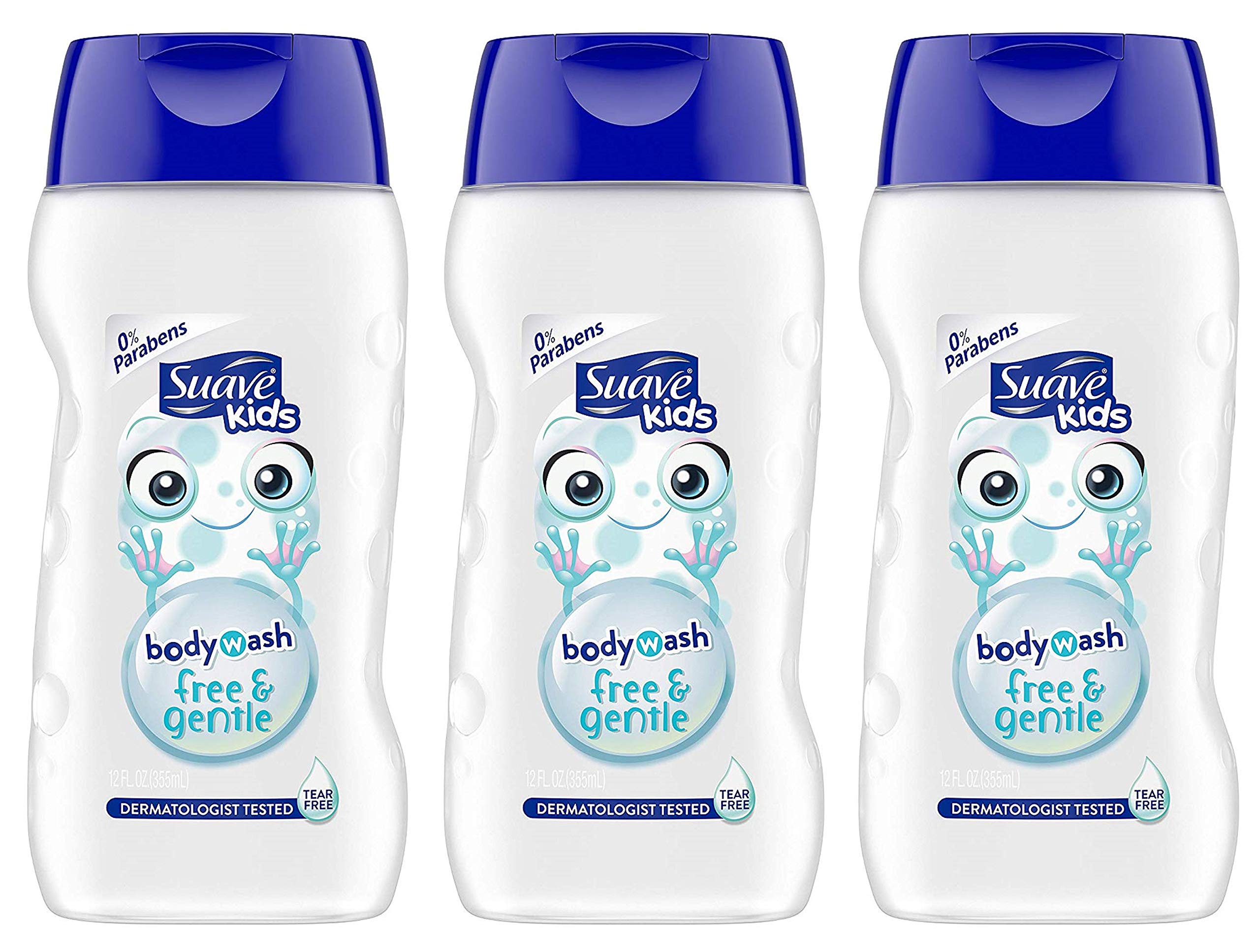 Suave Kids Free and Gentle bottle pour for tear-free cleansing