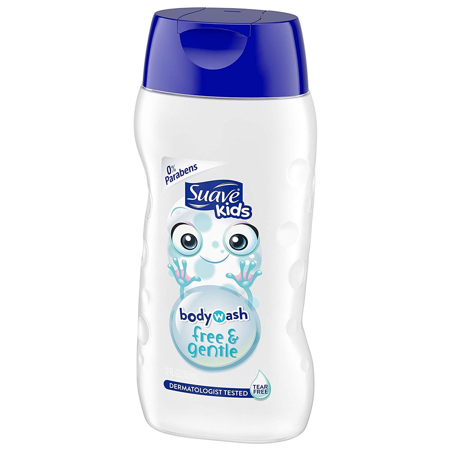 Soft skin after rinse with Suave Kids