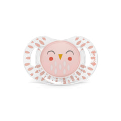Suavinex Bonhomia SX PRO pacifier nipple demonstrating natural latch positioning.