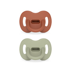 Suavinex Color Essence SX PRO pacifier holder loop keeps pacifiers secure on stroller bars.