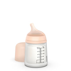Suavinex Zero Zero anti-colic bottle with controlled milk flow for comfortable feeding