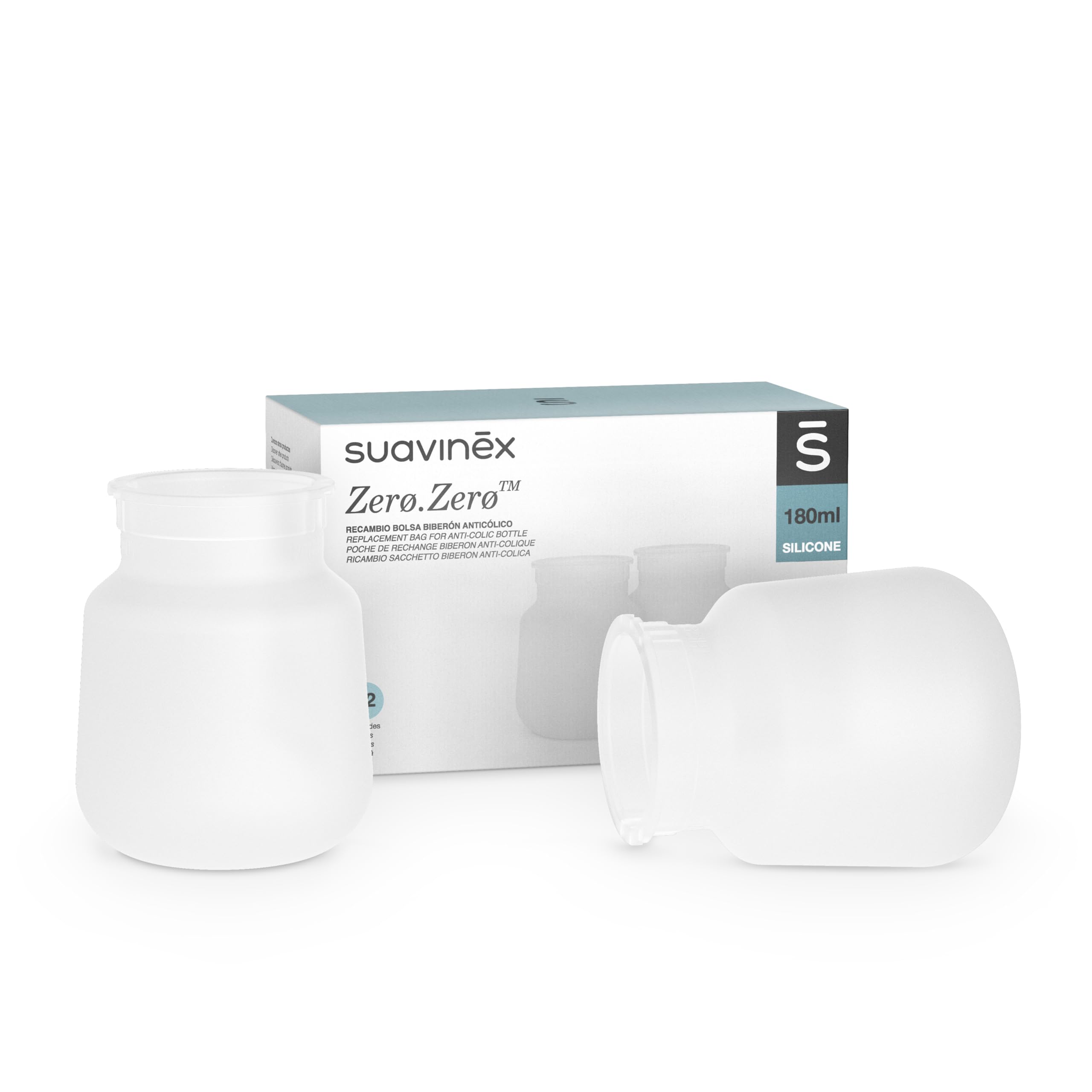 Compatibility with Suavinex Zero Zero anti-colic bottles ensures quick, clean replacements.