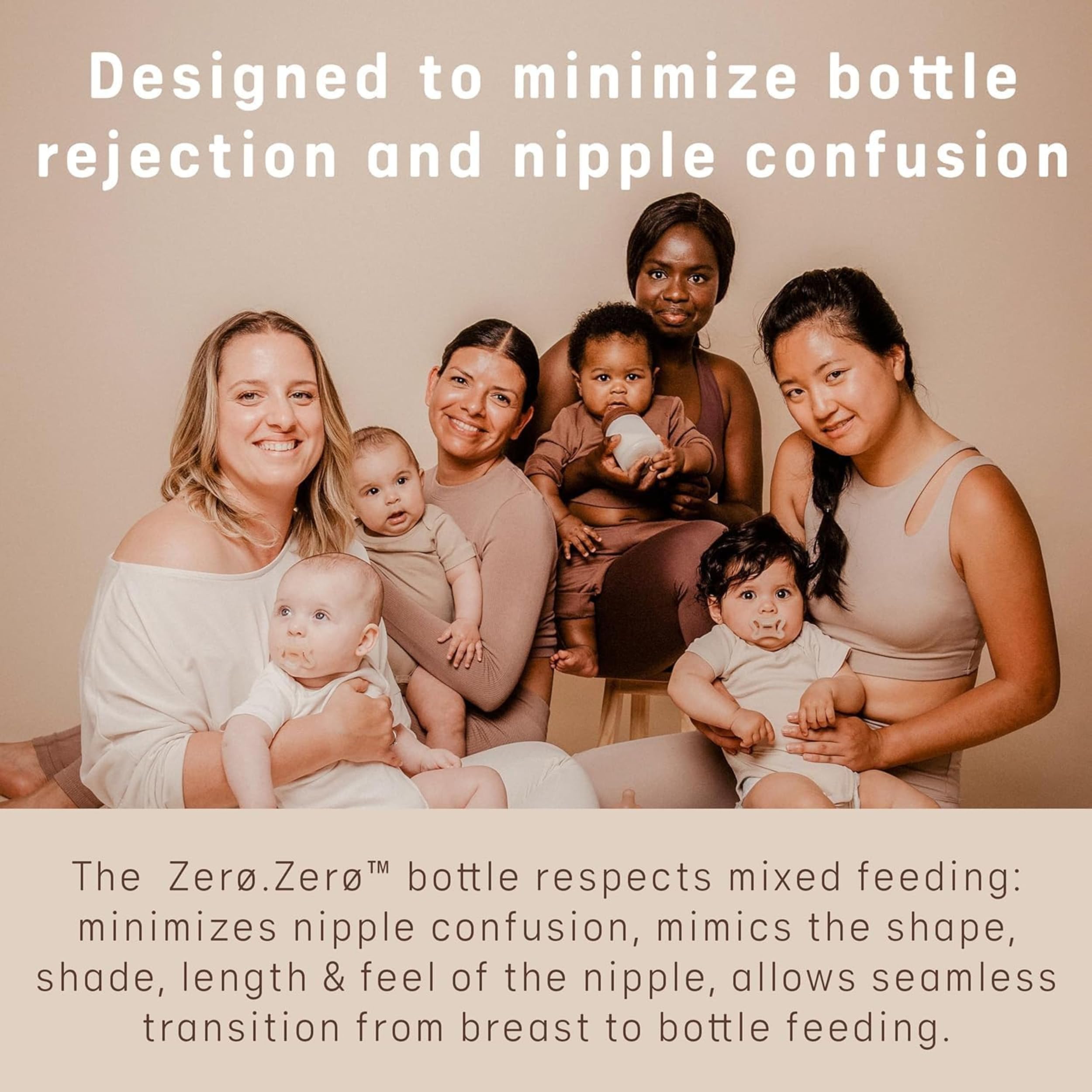 Suavinex Zero Zero baby sucking action showing natural feeding rhythm