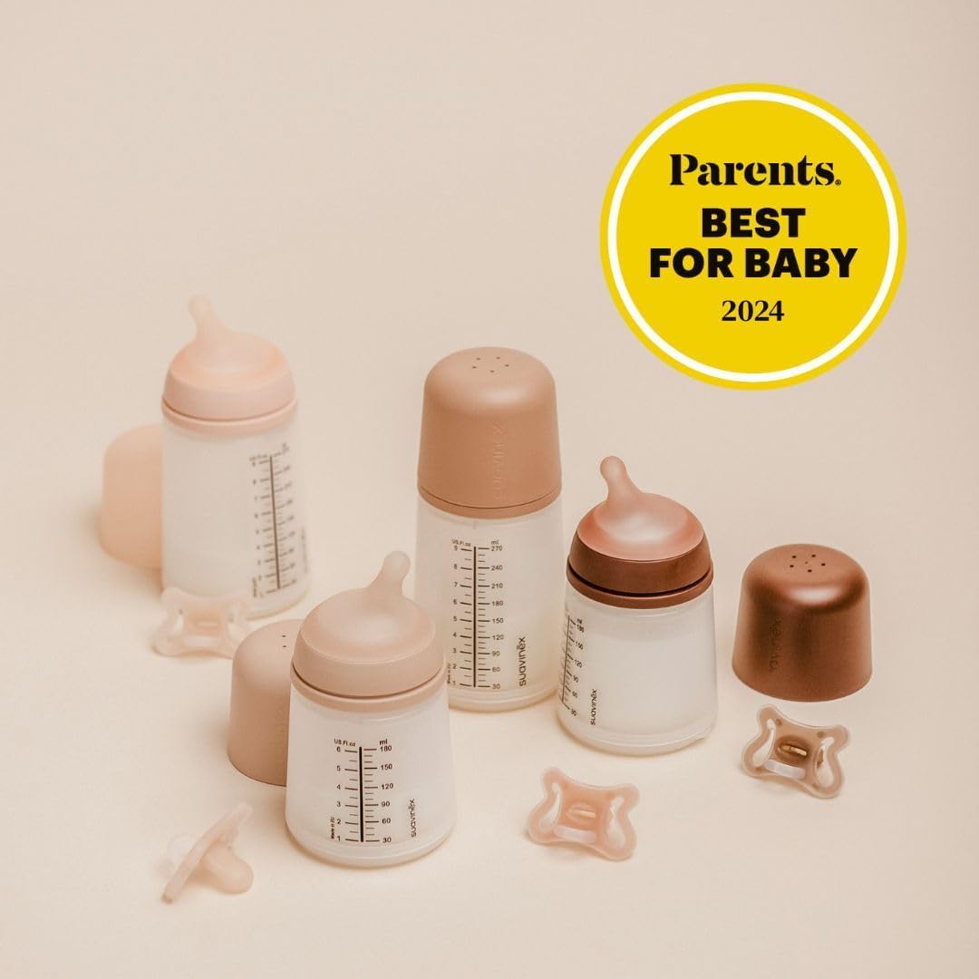 Suavinex Zero Zero Spanish brand bottle emphasizing safe, BPA-free materials.