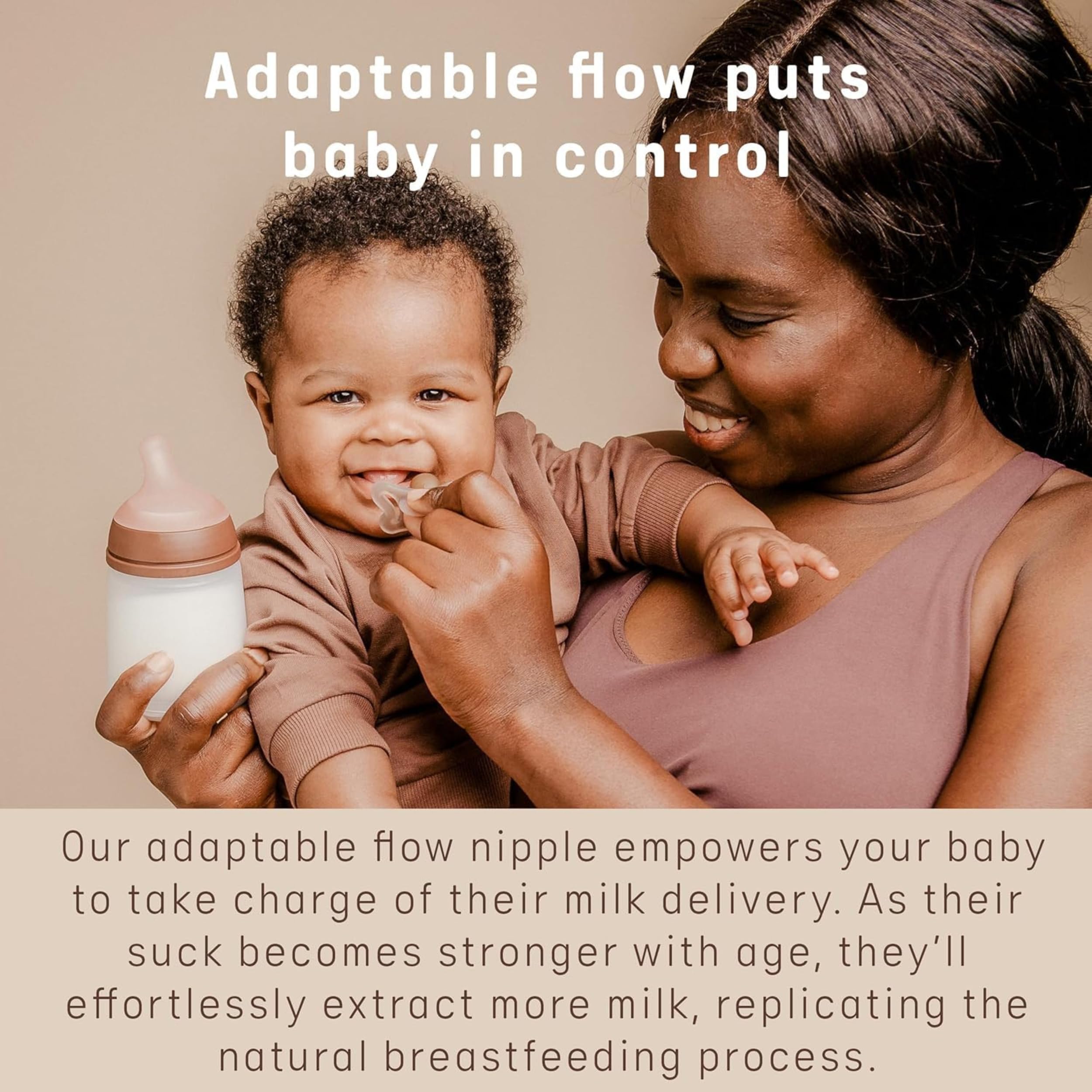 Suavinex Zero Zero medium-flow nipple for 3M+ babies.