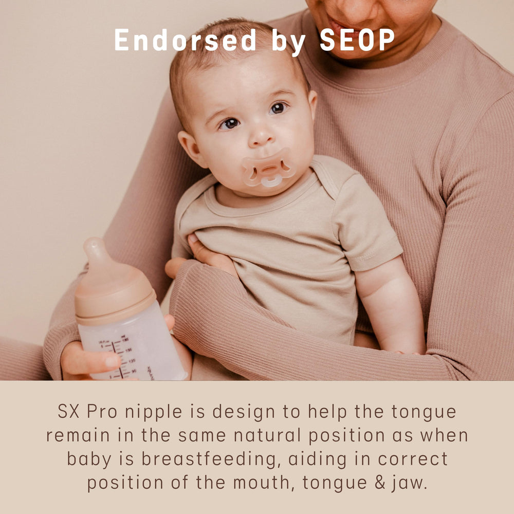 Suavinex Zero Zero pacifier shade fair showcases skin-tone inspired design for smooth transition