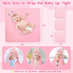 Sublaga 32x32 hooded towel offers full-body coverage and quick drying.