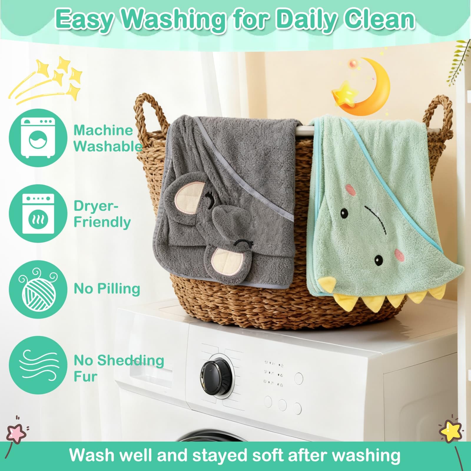 Sublaga baby towel set gift-ready for new parents.