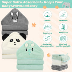 Sublaga 25x25 cm washcloths set, soft and quick-drying.