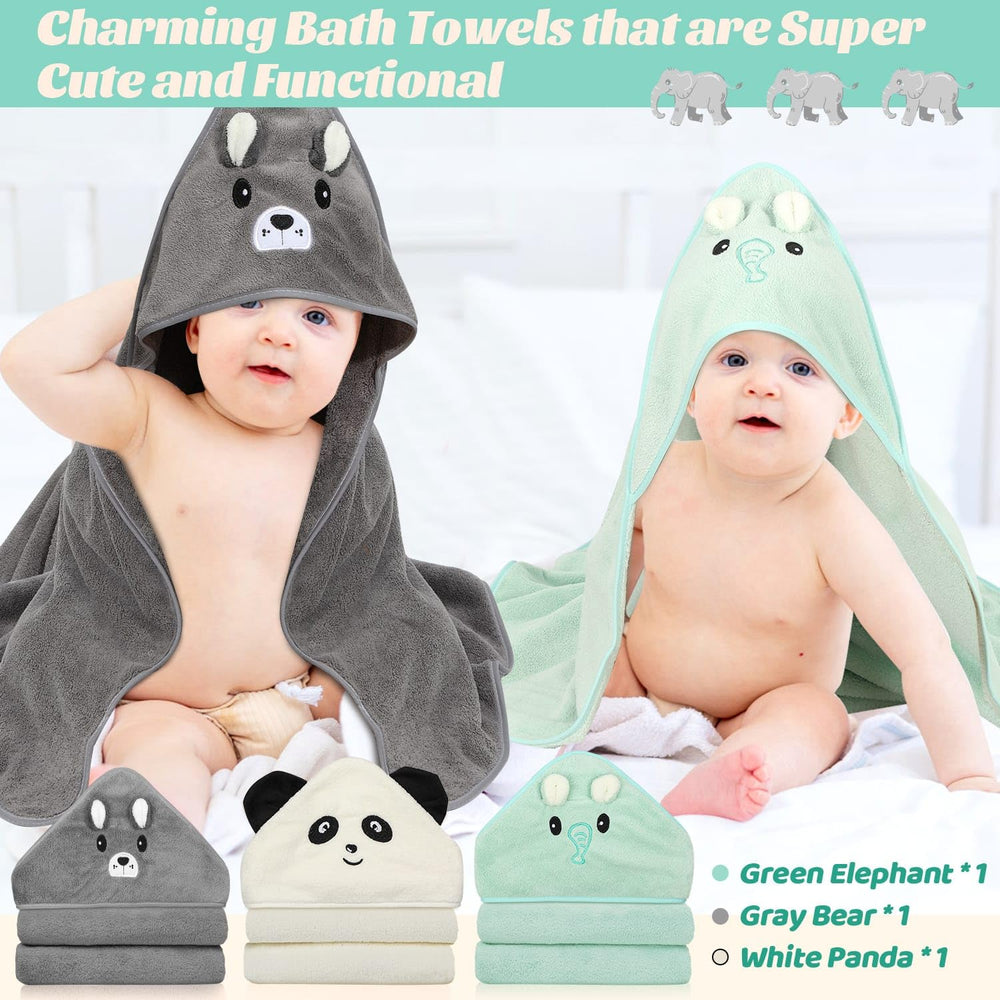 Sublaga 80x80 cm towels set, large coverage for toddlers.