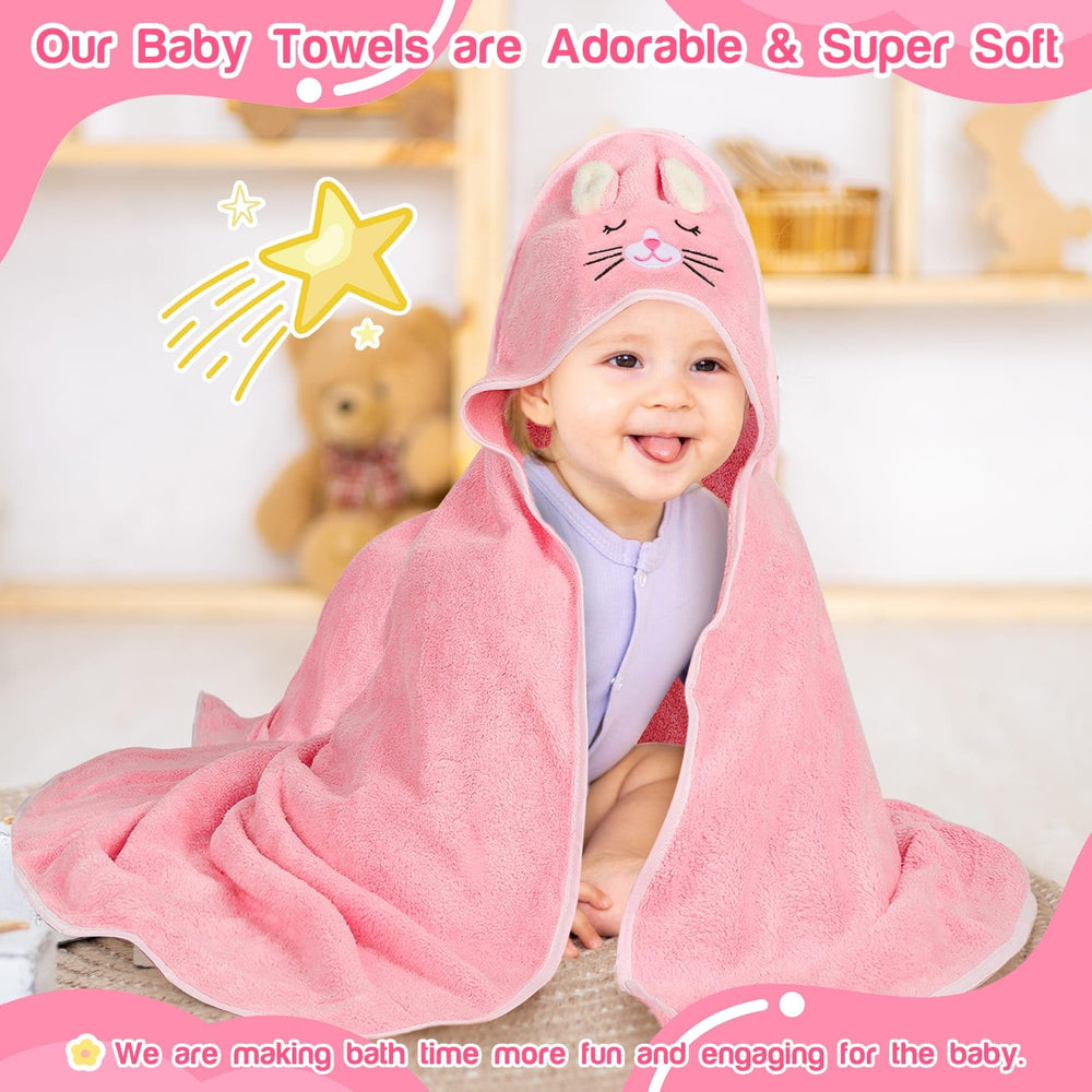 Sublaga machine-washable baby towels stay soft after washing.