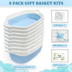 Succwoah ribbons with baskets for polished gift presentation