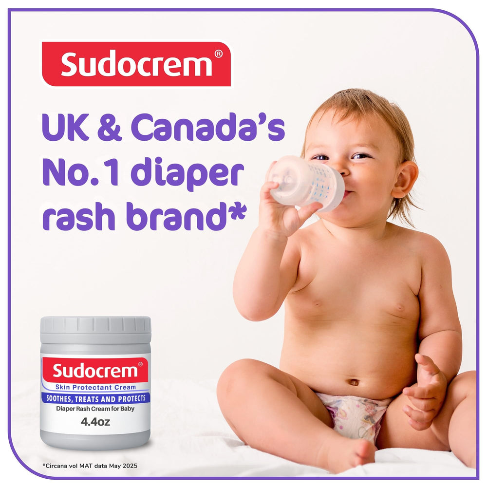 Sudocrem zinc oxide barrier forms moisture protection on skin