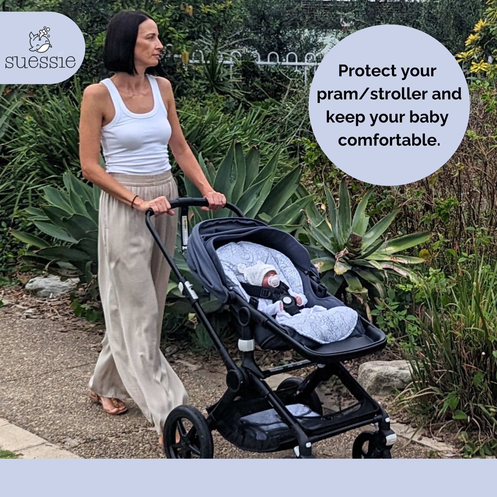 Suessie Stroller Liner universal fit for 3- and 4-wheel strollers