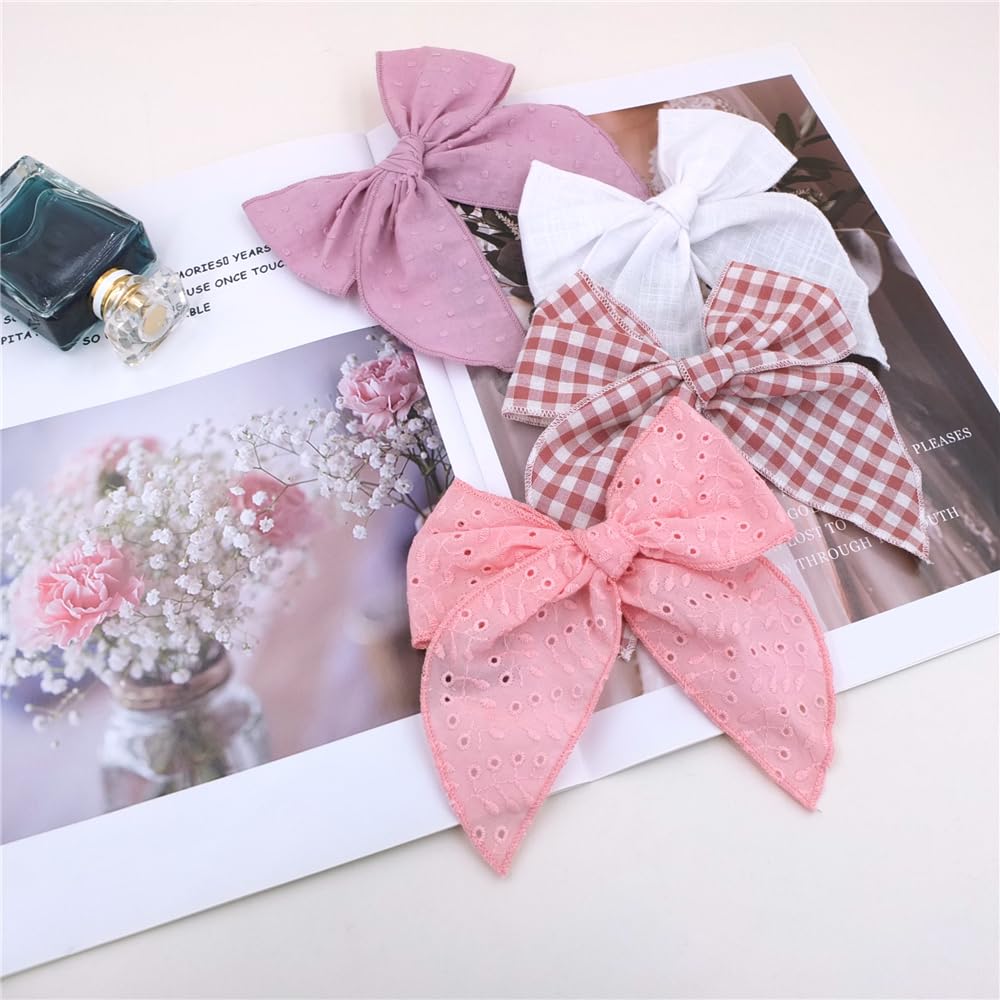 Sugarmelon Fable Bow hair clip in mauve provides gentle hold for active kids.