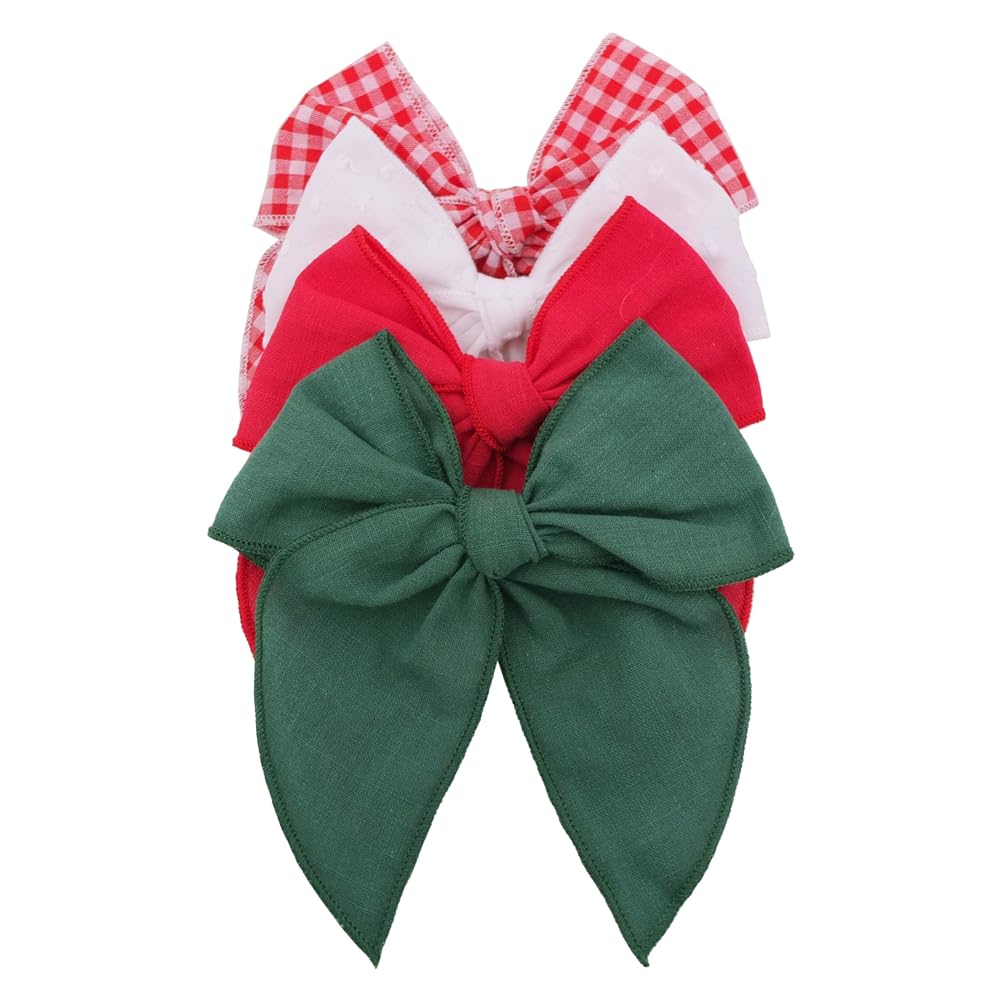 Sugarmelon Fable bow red clip adds versatile style for any outfit.
