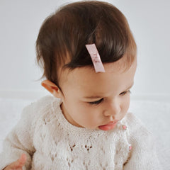 Fringe bangs with Sugarmelon snap clip keeps hair away from eyes