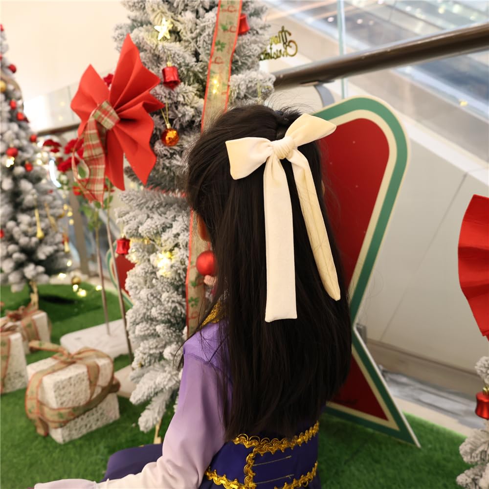 Sugarmelon holiday velvet bow for festive hairstyles.