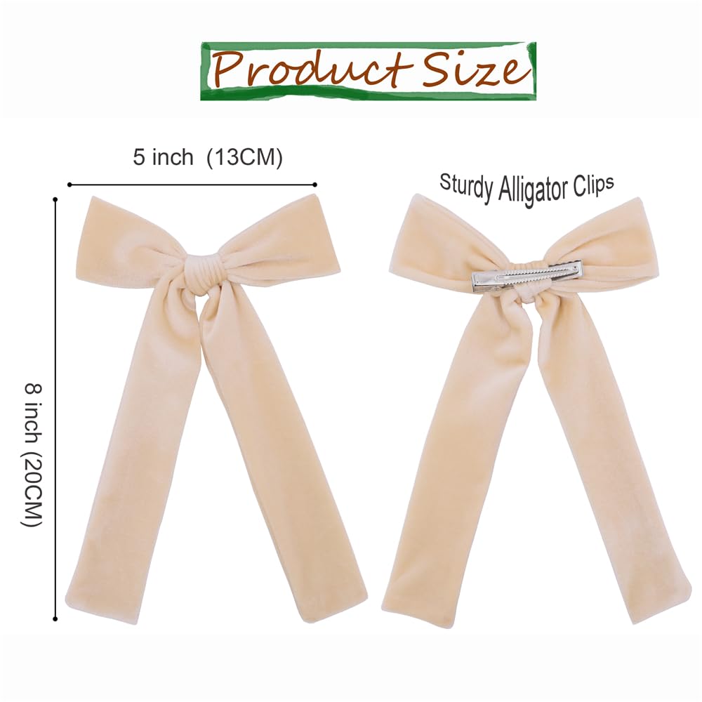Sugarmelon long-tail velvet bow in black complements formal looks.