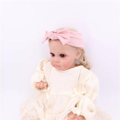 Sugarmelon matching headbands set in dusty pink and snow for coordinated looks
