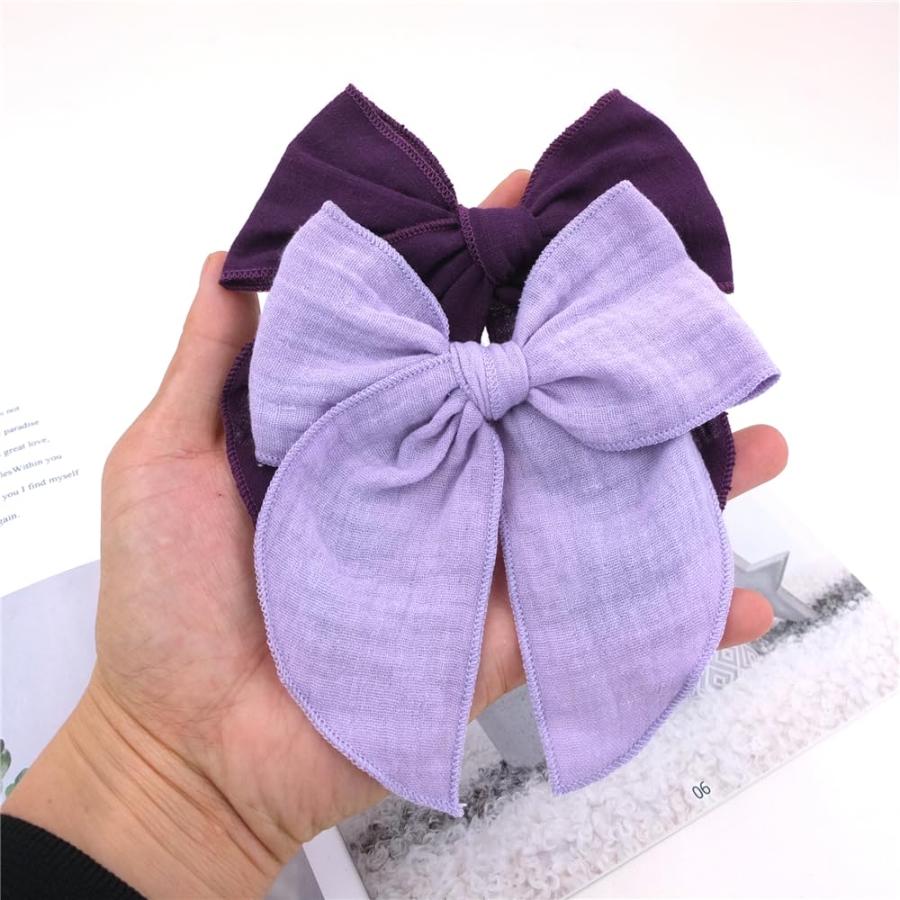 Sugarmelon pack-of-4 fable bows display showing versatile color mix.