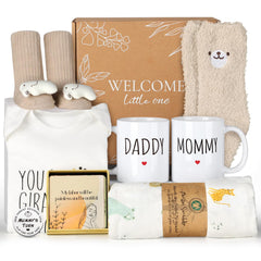 Suhctuptx new mom gift basket mugs for celebrating pregnancy moments