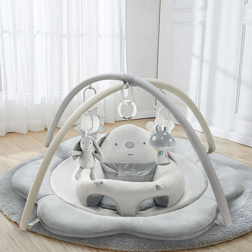 Suihuooo flower mat view offers bright, engaging visuals for early exploration.