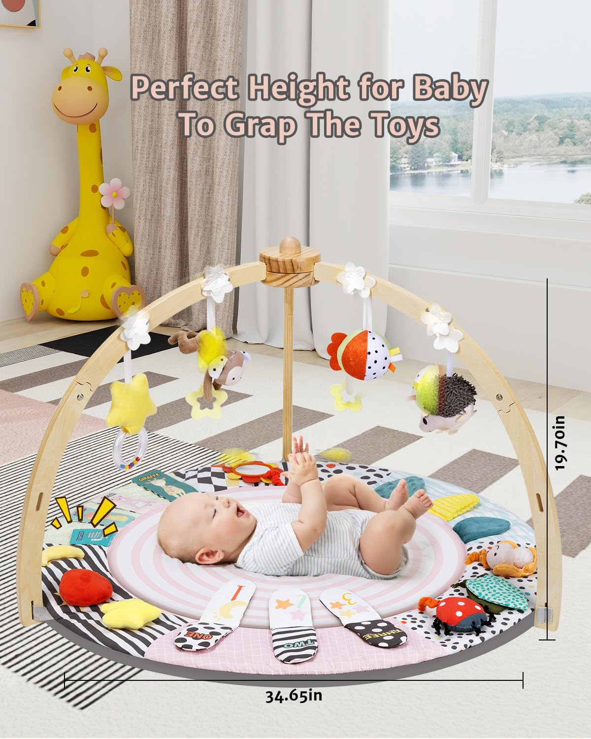 Suihuooo six developmental zones encourage recognition and spatial awareness.