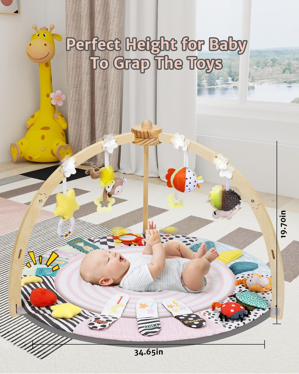 Suihuooo six developmental zones encourage recognition and spatial awareness.