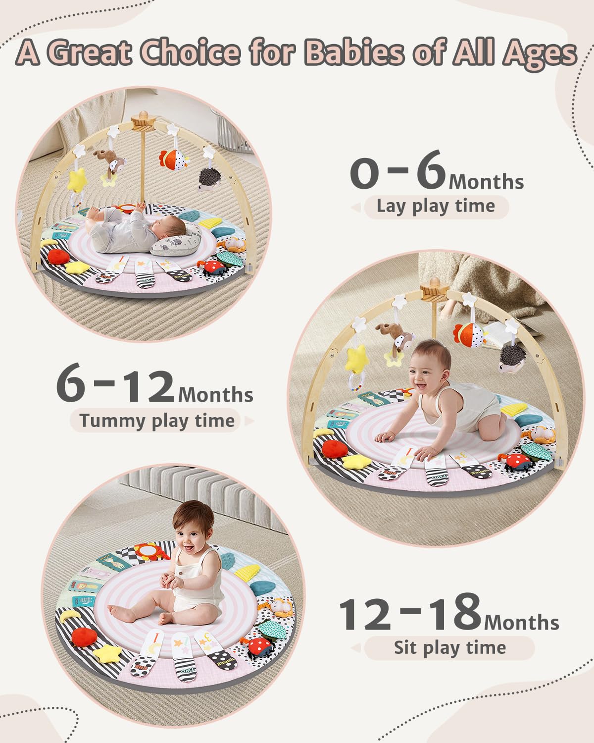 Suihuooo fabric mat is machine washable for easy cleanup.