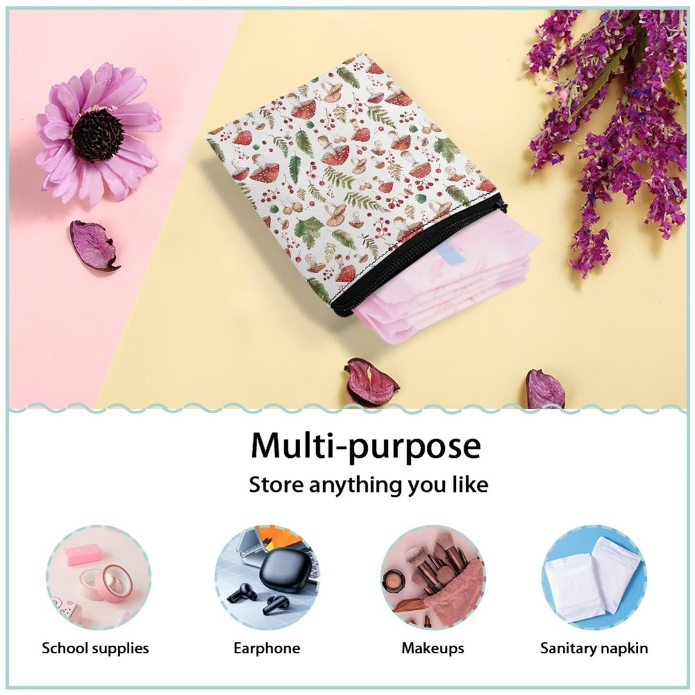 SUITOSELFY mushroom period bag pattern variety highlights cheerful designs
