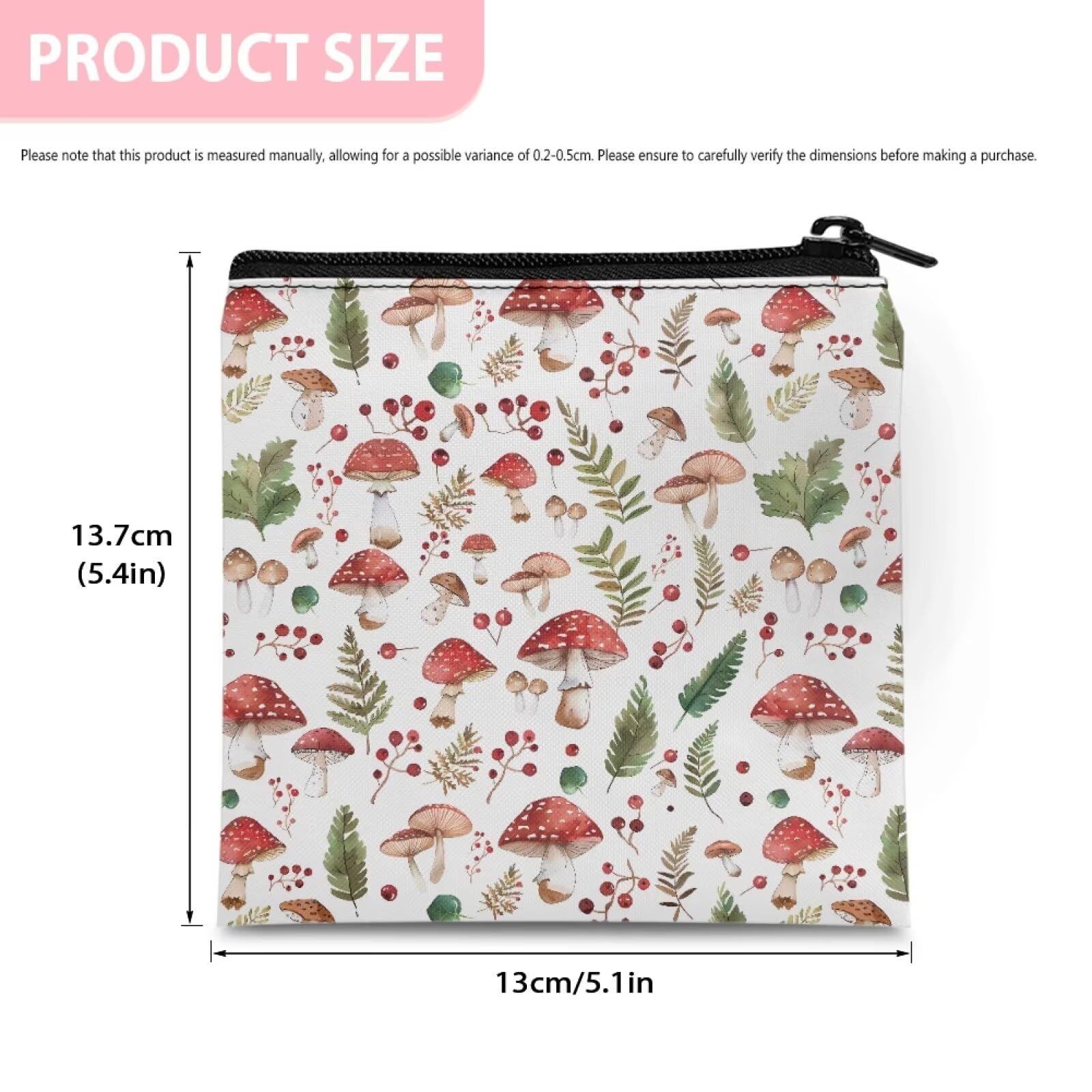 SUITOSELFY mushroom period bag for travel demonstrates portability and privacy