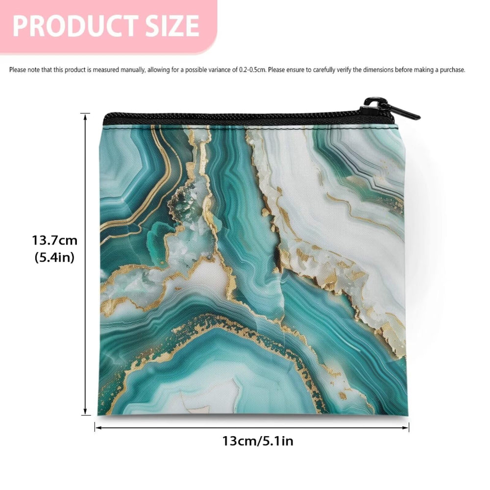 SUITOSELFY teal marble period bag travel-ready organizer for trips