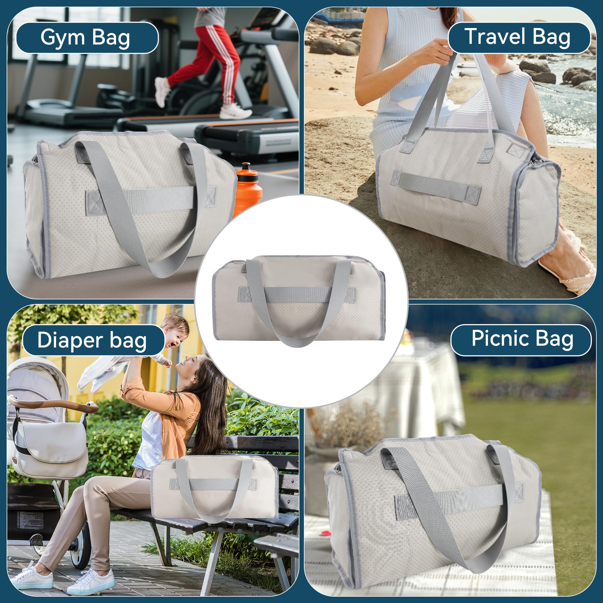 Sukubiui 2-in-1 travel bag doubles as carry-on and weekend bag