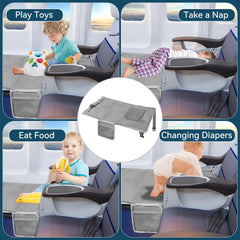 Sukubiui airplane bed diaper-changing mat ready on board