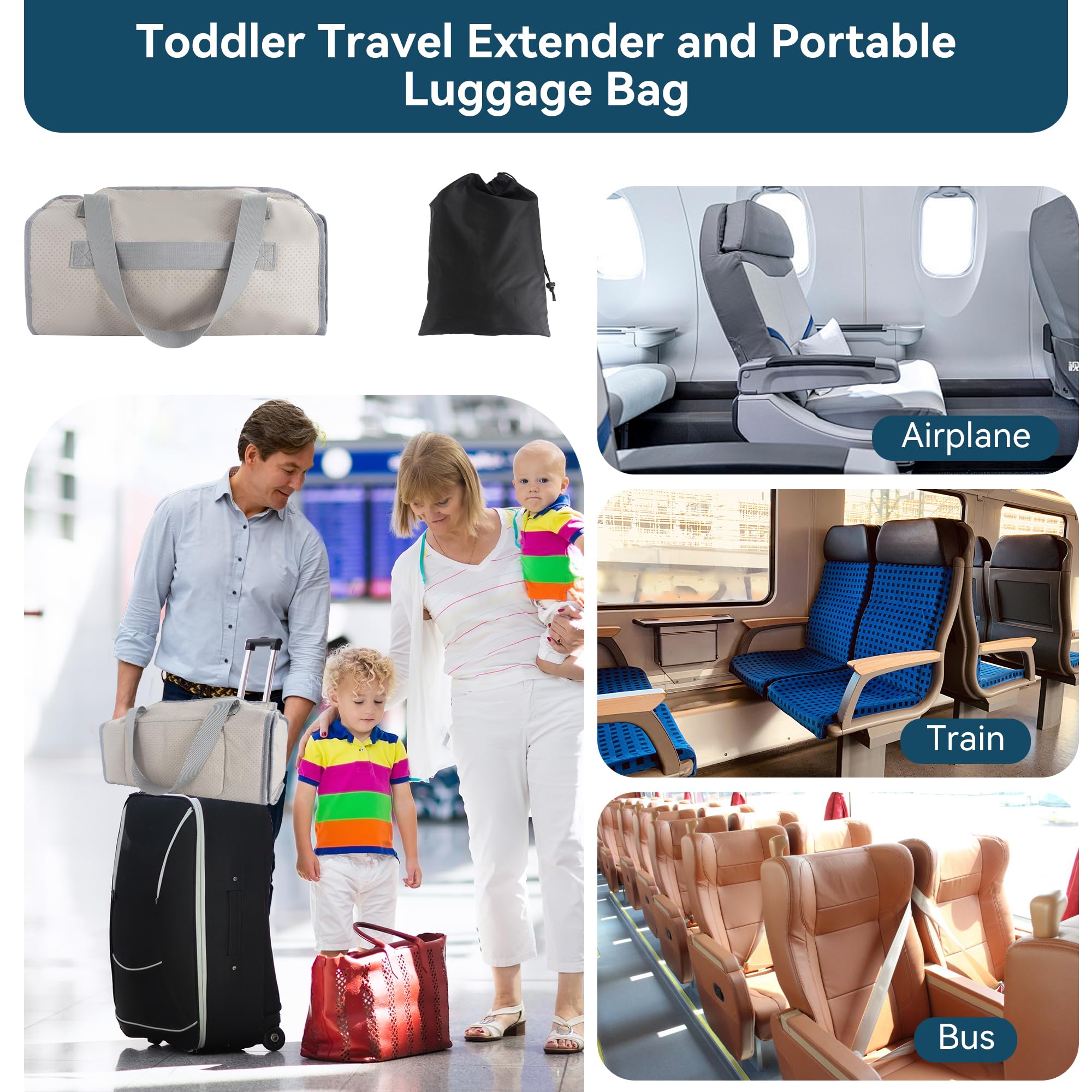 Sukubiui roomy 30 by 17 inches surface supports comfort during flights