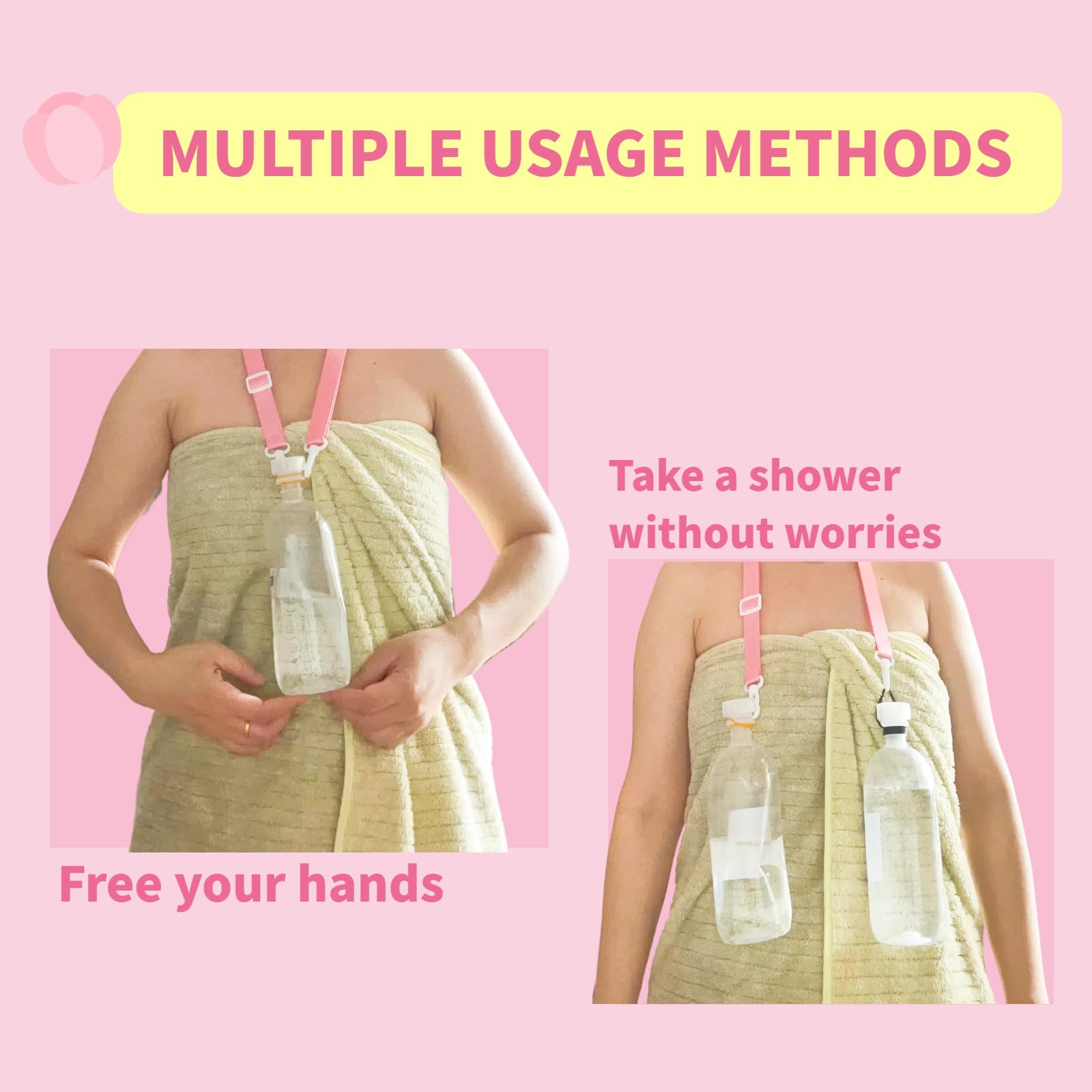 Suliessen 3-Pack Shower Lanyard adjustable length for comfortable daily wear during recovery