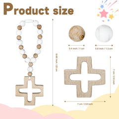 Sumalon baptism rosary beads close view of silicone beads for gentle handling