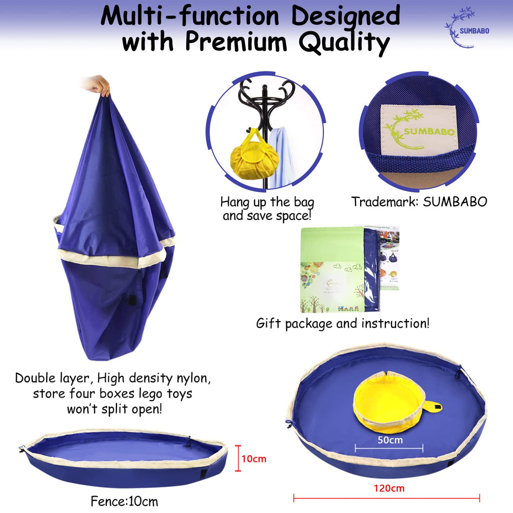 SUMBABO outdoor use shows compact bag enabling neat play on the go