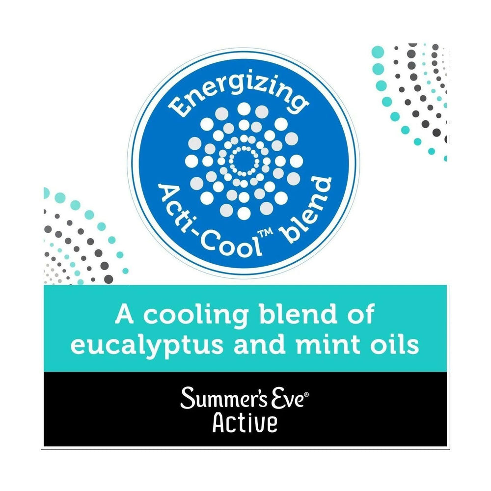 Summer's Eve Active Wipes travel-ready box for quick refresh during errands
