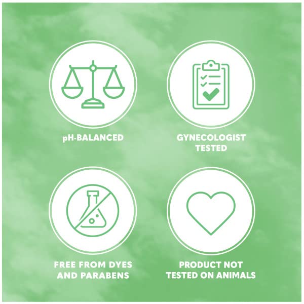 PH balance graphic on Aloe Love wipes indicating skin-friendly formulation.