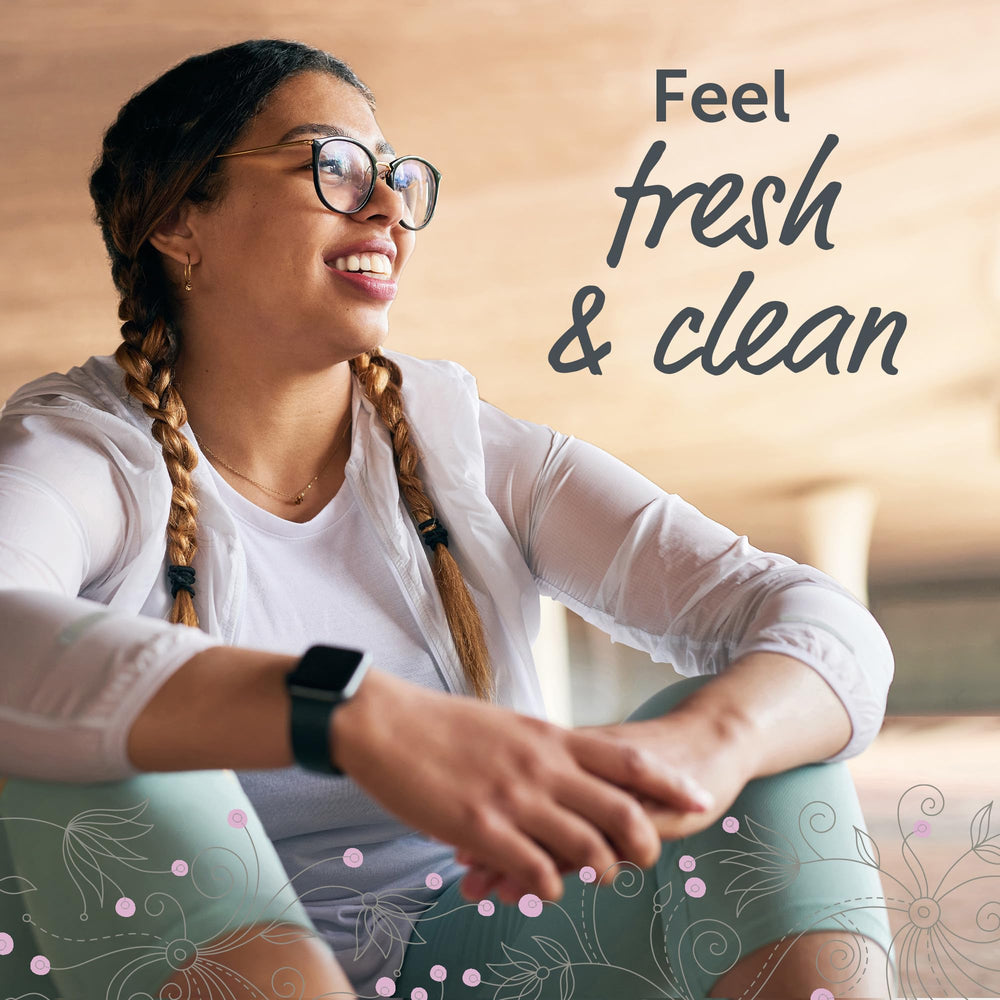 Summer's Eve Island Splash odor-reducing formula supports a fresh feel.