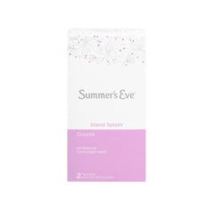 Summer's Eve Island Splash Douche twin-pack bottles for convenient at-home cleansing