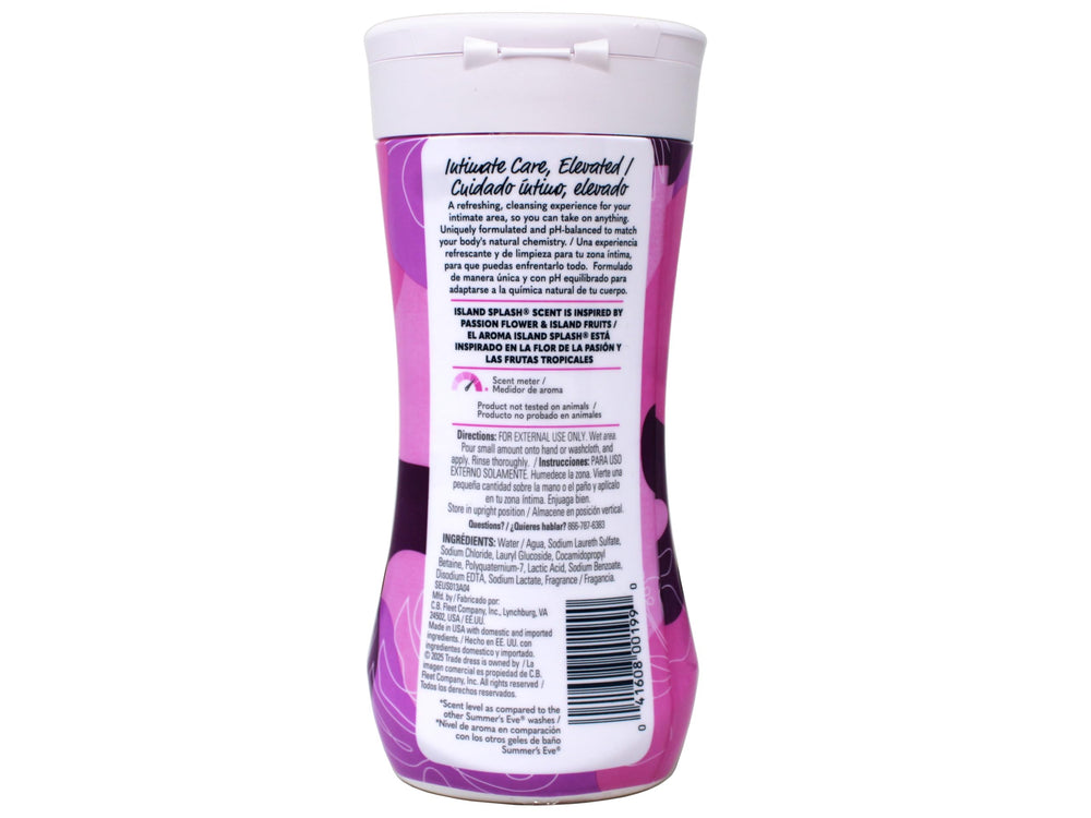 Fragrance close-up shows Island Splash light tropical scent for refresh.