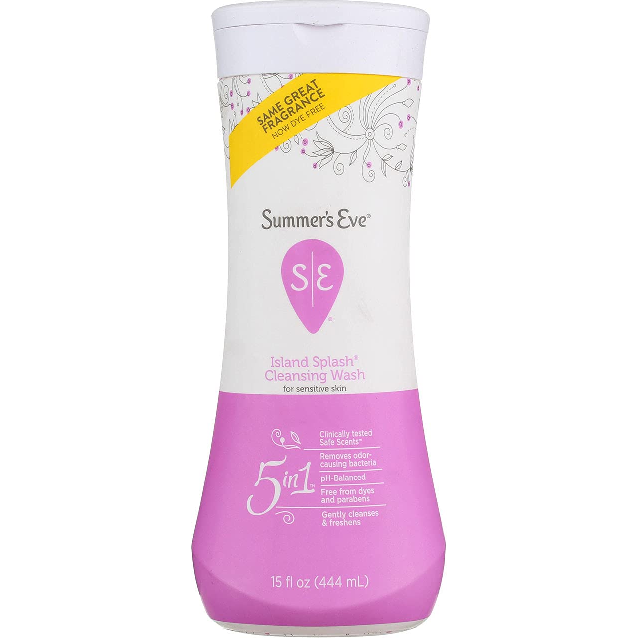 Summer's Eve Island Splash pack two bottles showcased for regular home routines