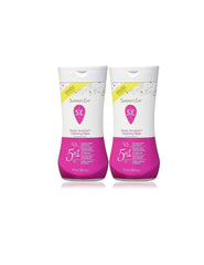 Summer's Eve Island Splash two-pack image shows convenient everyday use and odor control.