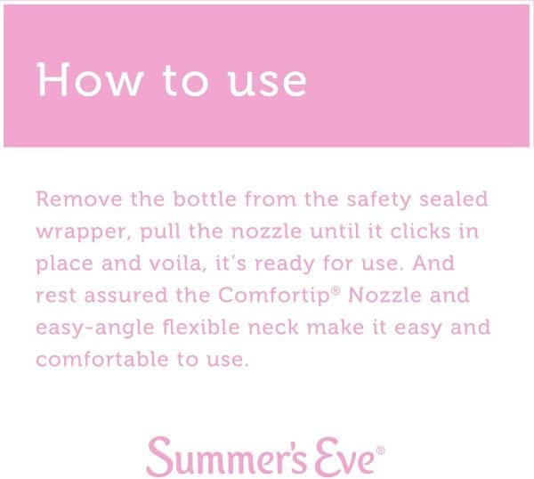 Summer's Eve Island Splash two-pack bottles shown for convenient daily use